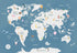 XXL-Weltkarten-Tapete | Wandtapete