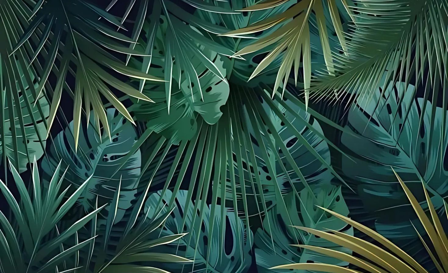 Jungle Trompe L'Oeil Wallpaper | Murals Wallpaper