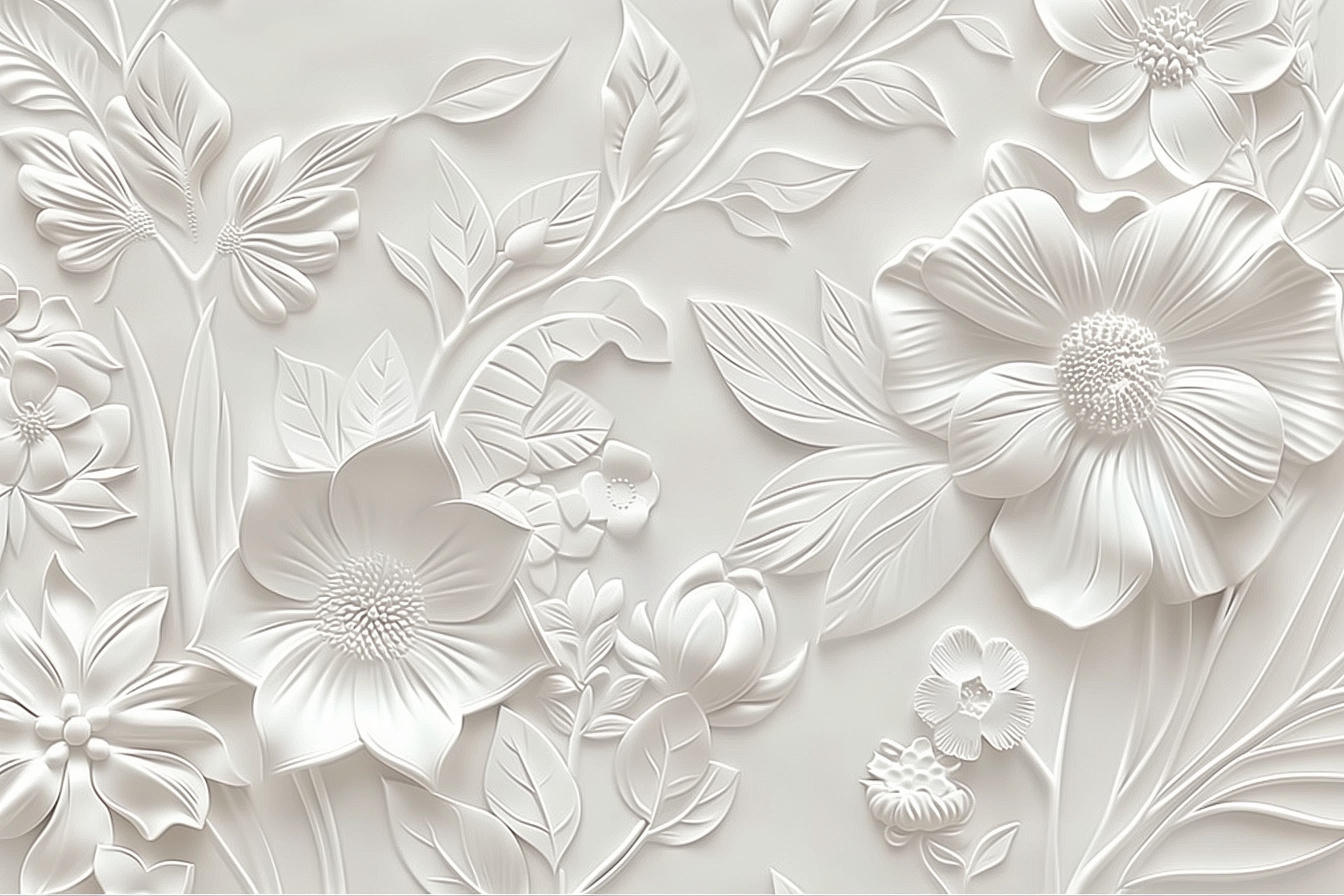 Panorama-Blumentapete